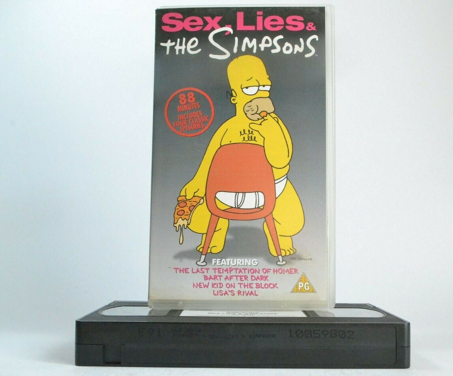 Sex, Lies & The Simpsons: Bart After Dark - Matt Groening - Animated - Pal VHS-