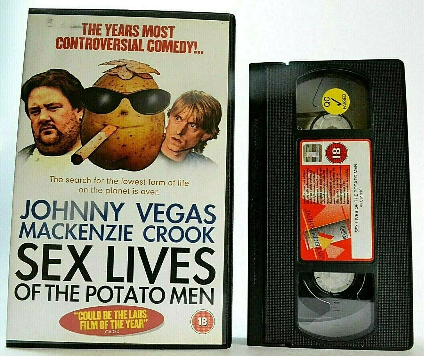 Sex Lives Of The Potato Men: Adult Comedy - Large Box - Johnny Vegas - Pal VHS-