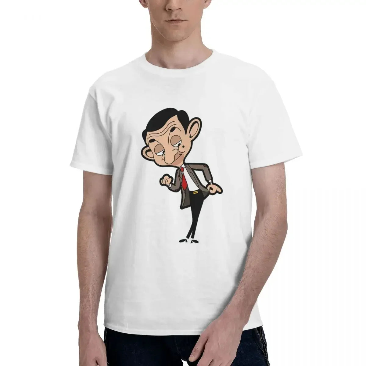 Mr. Bean Oversized T-Shirt – 100% Cotton Unisex O-Neck Short Sleeve Tee, Sizes S-6XL-