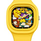 Pokémon Pikachu Square Watch - Cartoon Printing Silicone Strap - Boys & Girls Fashion Accessory - Great Birthday Gift-