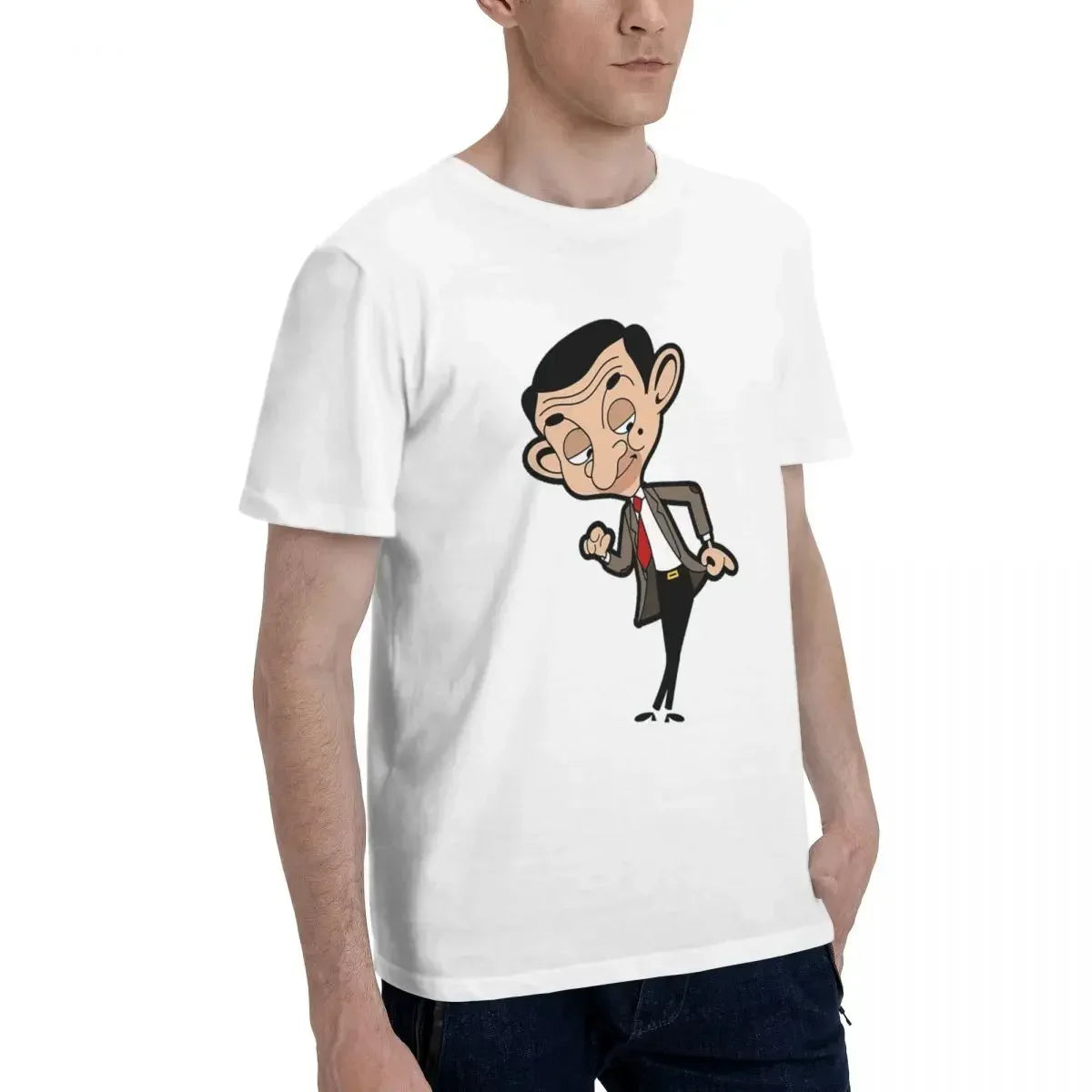 Mr. Bean Oversized T-Shirt – 100% Cotton Unisex O-Neck Short Sleeve Tee, Sizes S-6XL-