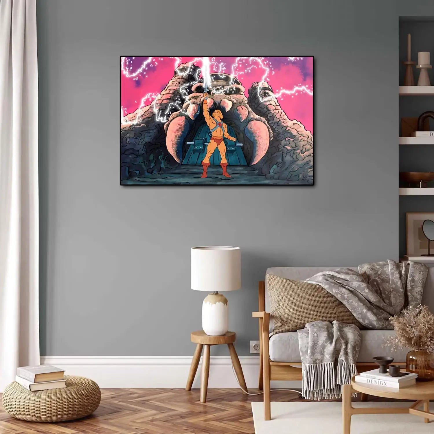 He-Man & Masters of the Universe Canvas Poster: Modern Family Wall Art Picture for Bedroom, Living Room, Cinema Room-Style-12-20x30cm No Frame-