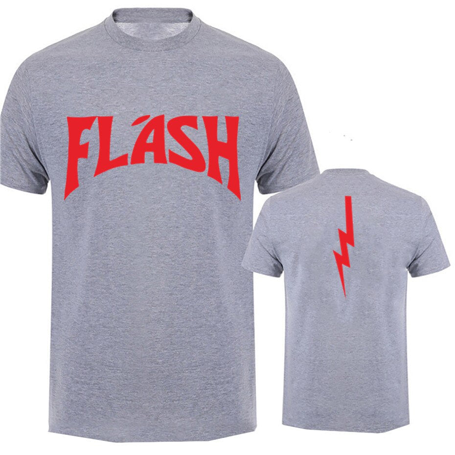 Flash Gordon T-Shirt - Spellbinding Film Fan Present - Partywear Movie Cosplay-Sport grey-S-