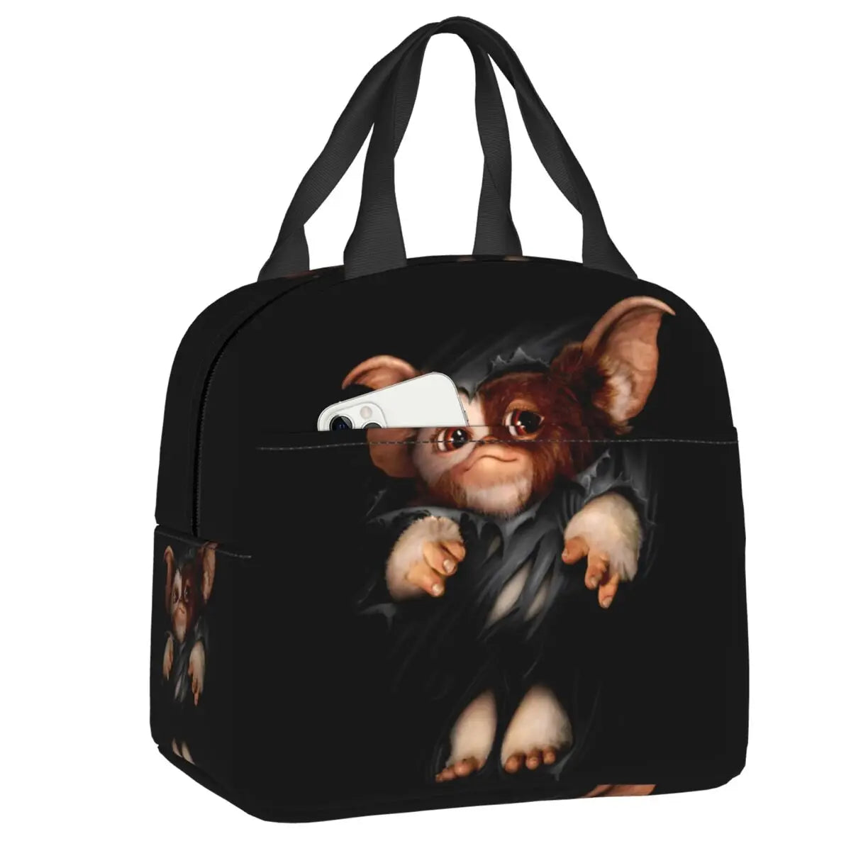 Custom Gizmo Mogwai - Gremlins Lunch Bag - Reusable Cooler - Thermal Insulated Lunch Box - For Outdoor Camping - Picnic Food Tote Bags-12-22x20x13cm-