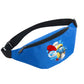 Anime Smurfs Kids Waist Bag - Cartoon Zipper Belt Pack for Outdoor Sports, Travel Shoulder Crossbody Gift Pouch-LJL 20-