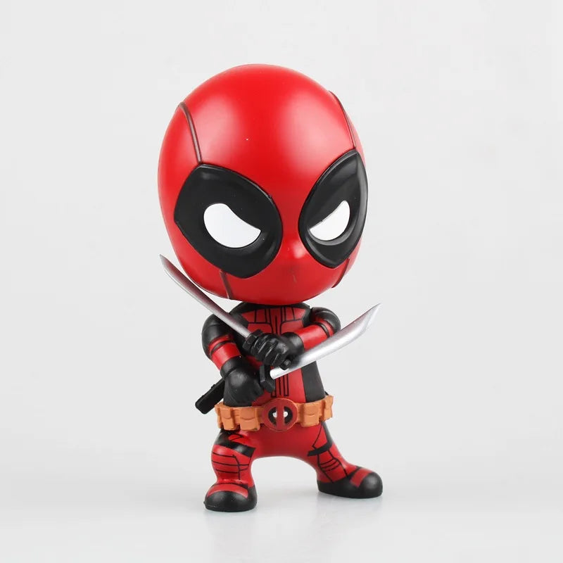 X-Men Deadpool Bobblehead - 12CM Collectible Action Figure for Fans and Car Decoration-