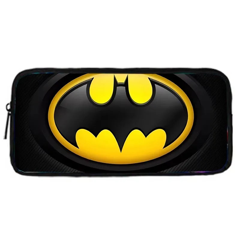 Super B-BatmanS-Logo Child School Backpack with Lunch Bags ,Pencil Bags ,School Bags for Boys Girls Best Gift-XHOO1-BD-172-A5-