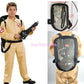 Ghostbusters Halloween Cosplay Jumpsuit - Movie Theme Costume for Kids and Adults (Ages 3-15)-