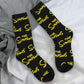 Simpsons Logo Non-Slip Socks - Soft and Breathable Autumn Socks - Fun Fav Cartoon Gift for Husband or Boyfriend-as picture 3-One Size-