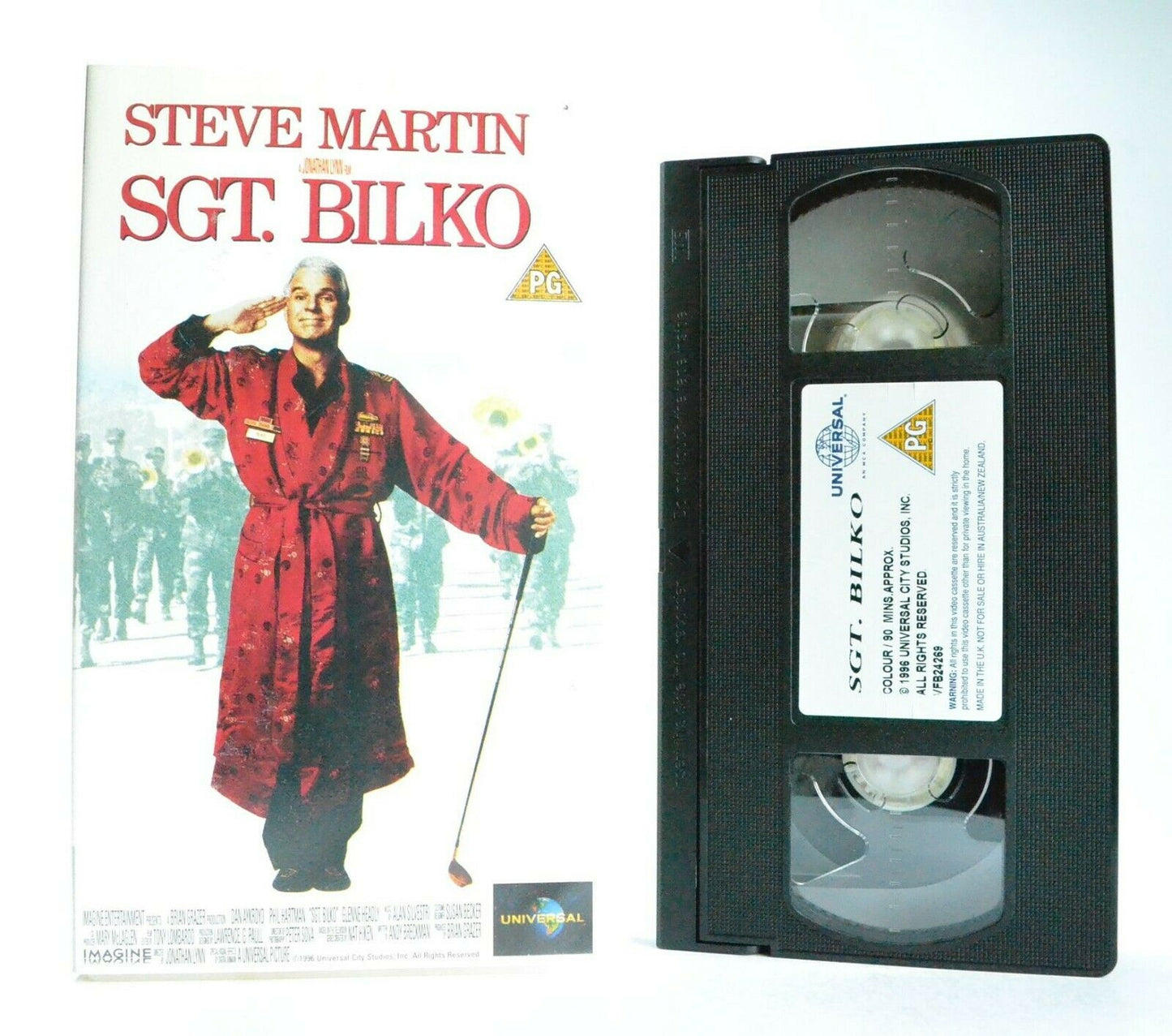 Sgt. Bliko: Based On The Phil Silvers Show - (1996) Comedy - Steve Martin - VHS-