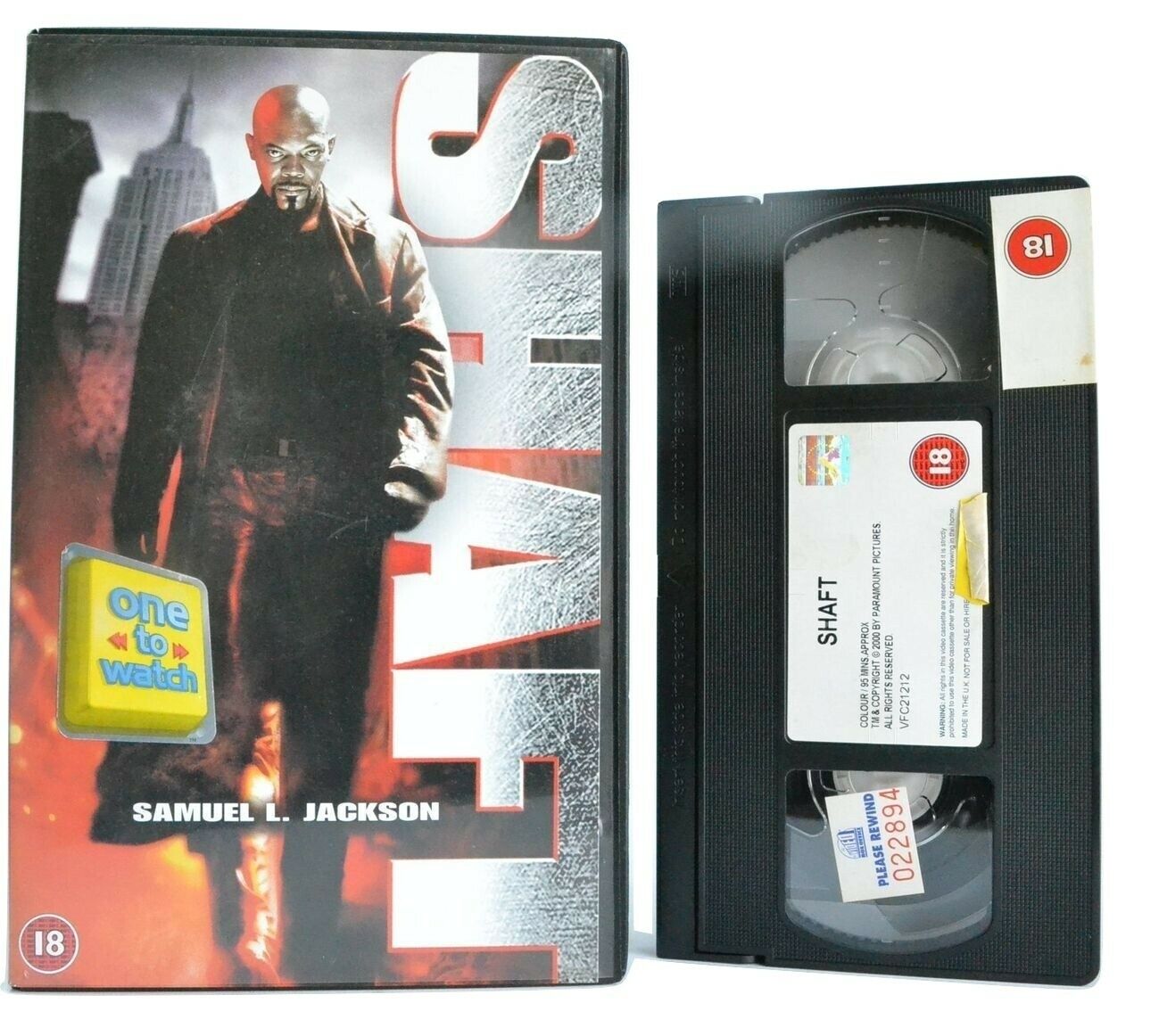 Shaft (2001); [Remake] Large Box - Action Thriller - Samuel L.Jackson - Pal VHS-