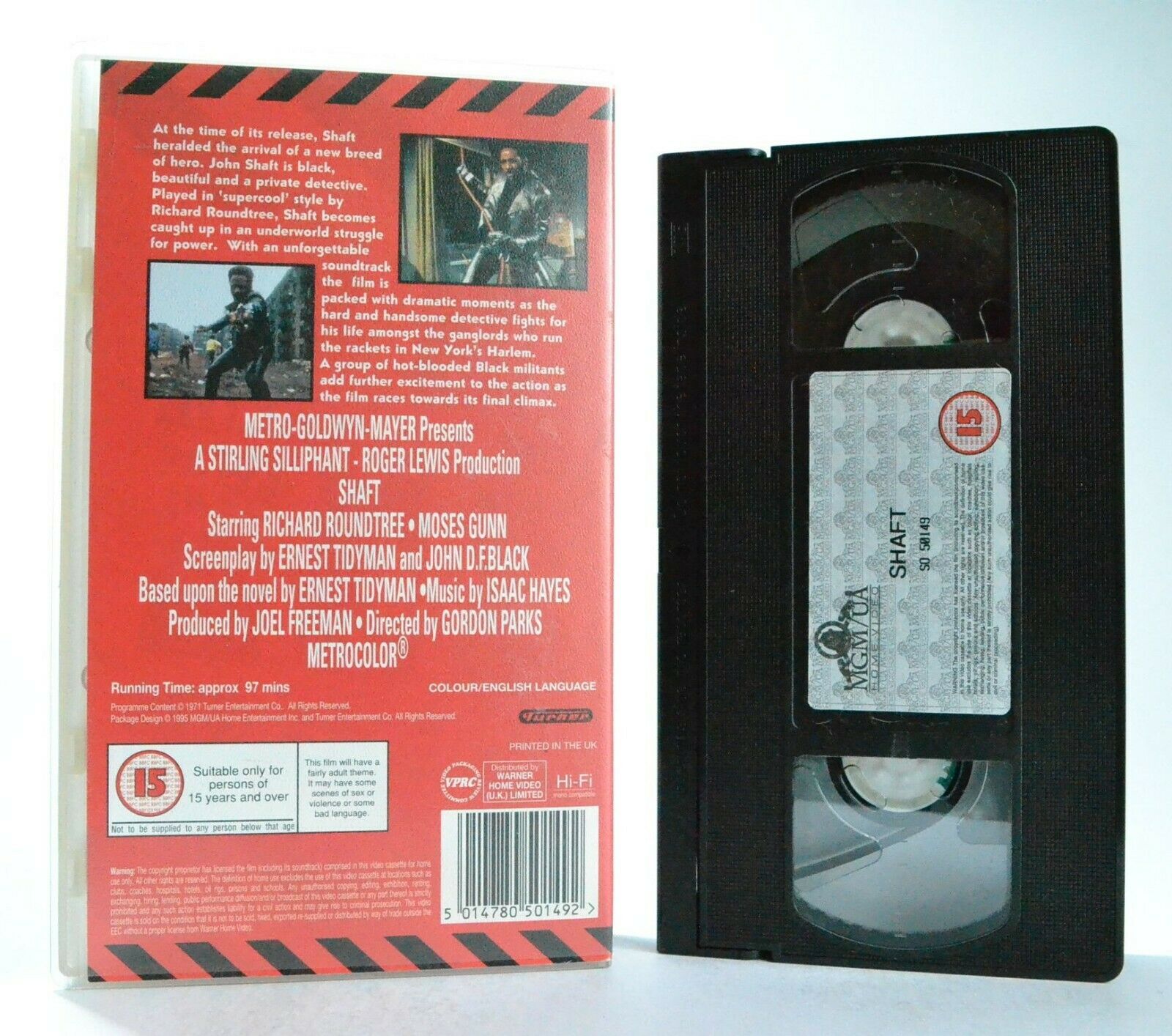 Shaft: Film By G.Parks (1971) - Action/ Blaxploitation - R.Roundtree - Pal VHS-