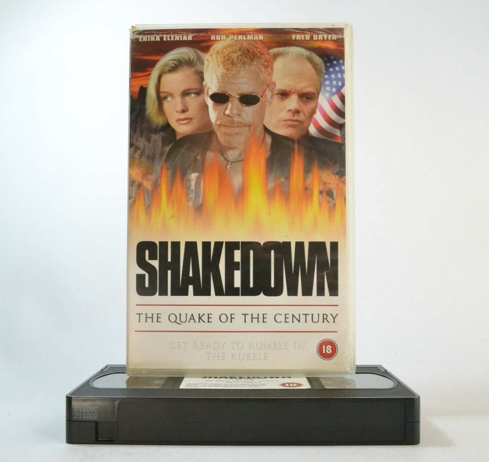 Shakedown: Action/Drama - Deadly Virus Plague - Large Box - Ron Perlman - VHS-