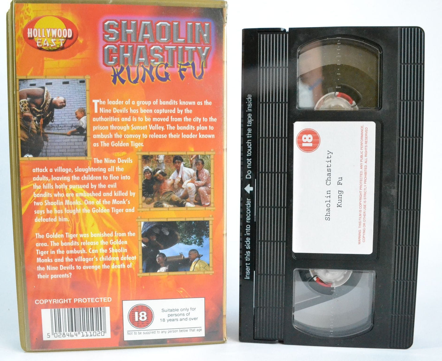 Shaolin Chasity Kung-Fu: Revenge Of The Dragon - Eng Dub Taiwan - VHS-