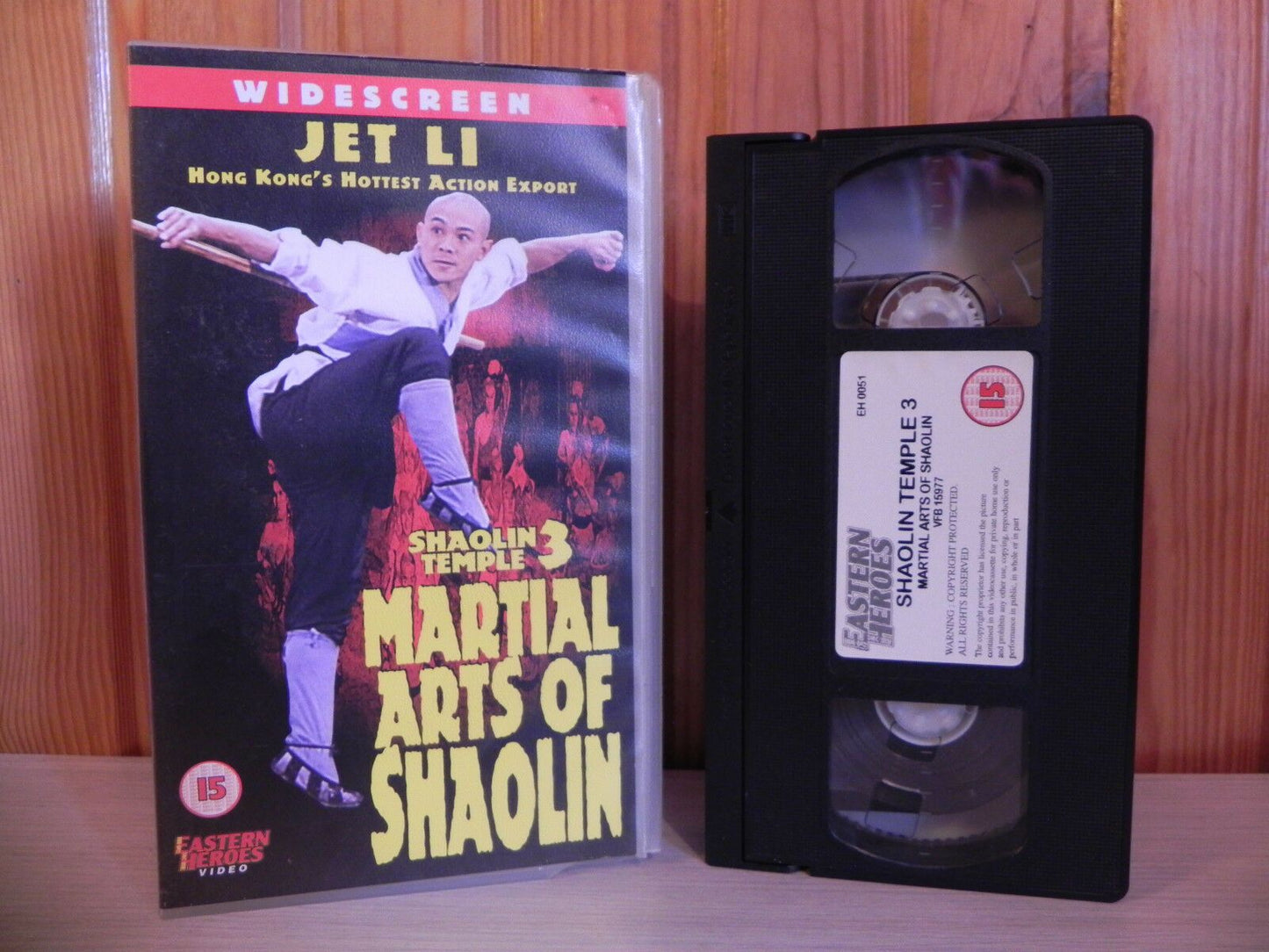 Shaolin Temple 3: Martial Arts Of Shaolin; [Widescreen] Kung-Fu / Martial Arts - Jet Li - Pal VHS-