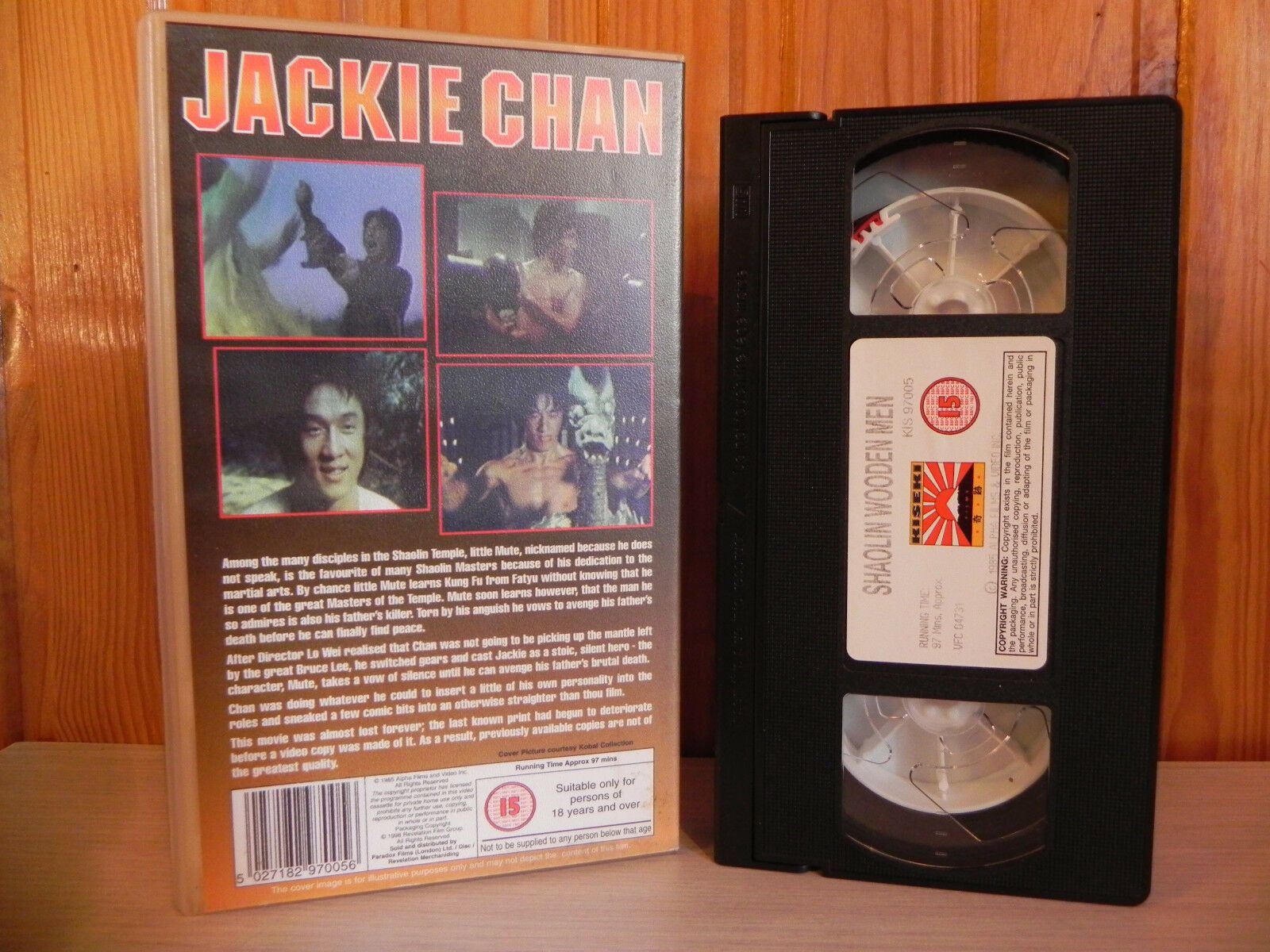 Shaolin Wooden Men - Jackie Chan - Kam Kan - Simon Yuen - Kung-Fu - VHS - Video-