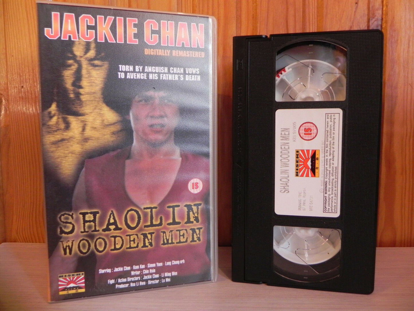 Shaolin Wooden Men - Jackie Chan - Kam Kan - Simon Yuen - Kung-Fu - VHS - Video-