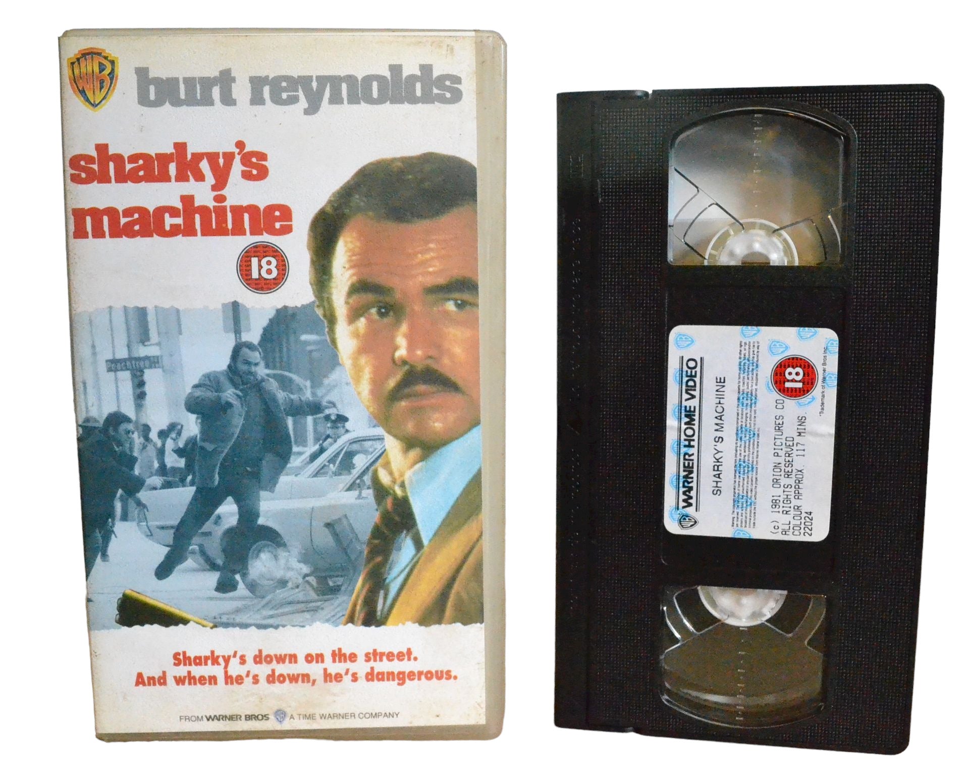 Sharky's Machine - Burt Reynolds - Warner Home Video - Action - Pal - VHS-