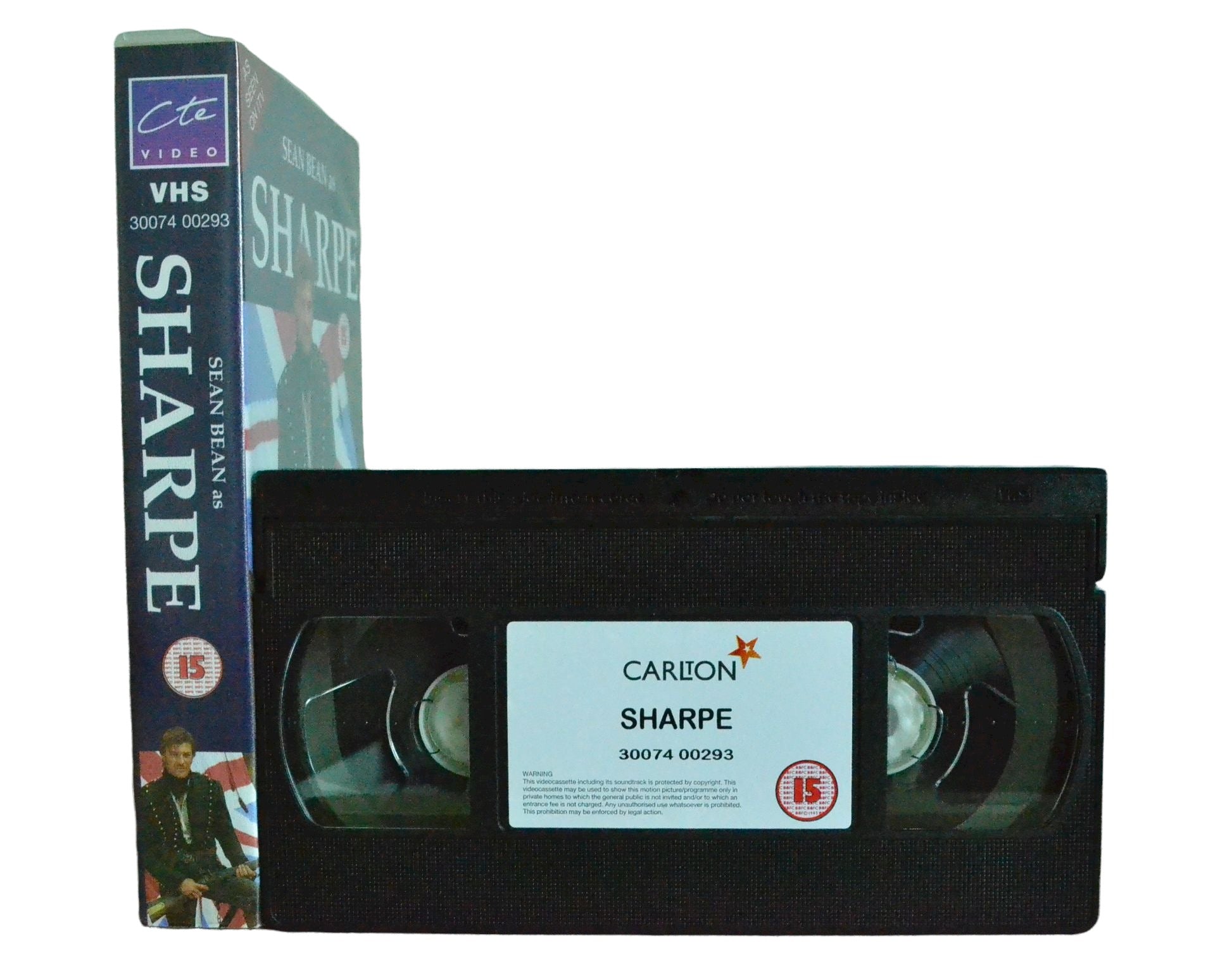 Sharpe - (Sharpe's Rifles and Sharpe's Eagle) - Sean Bean - Carlton - Vintage - Pal VHS-