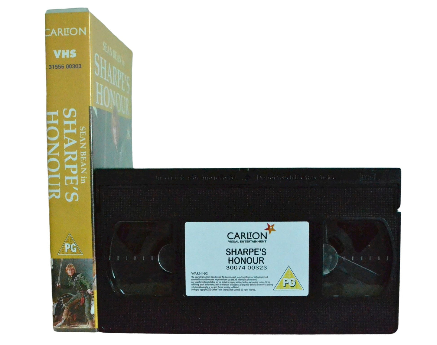 Sharpe's Honour - Sean Bean - Carlton - Vintage - Pal VHS-