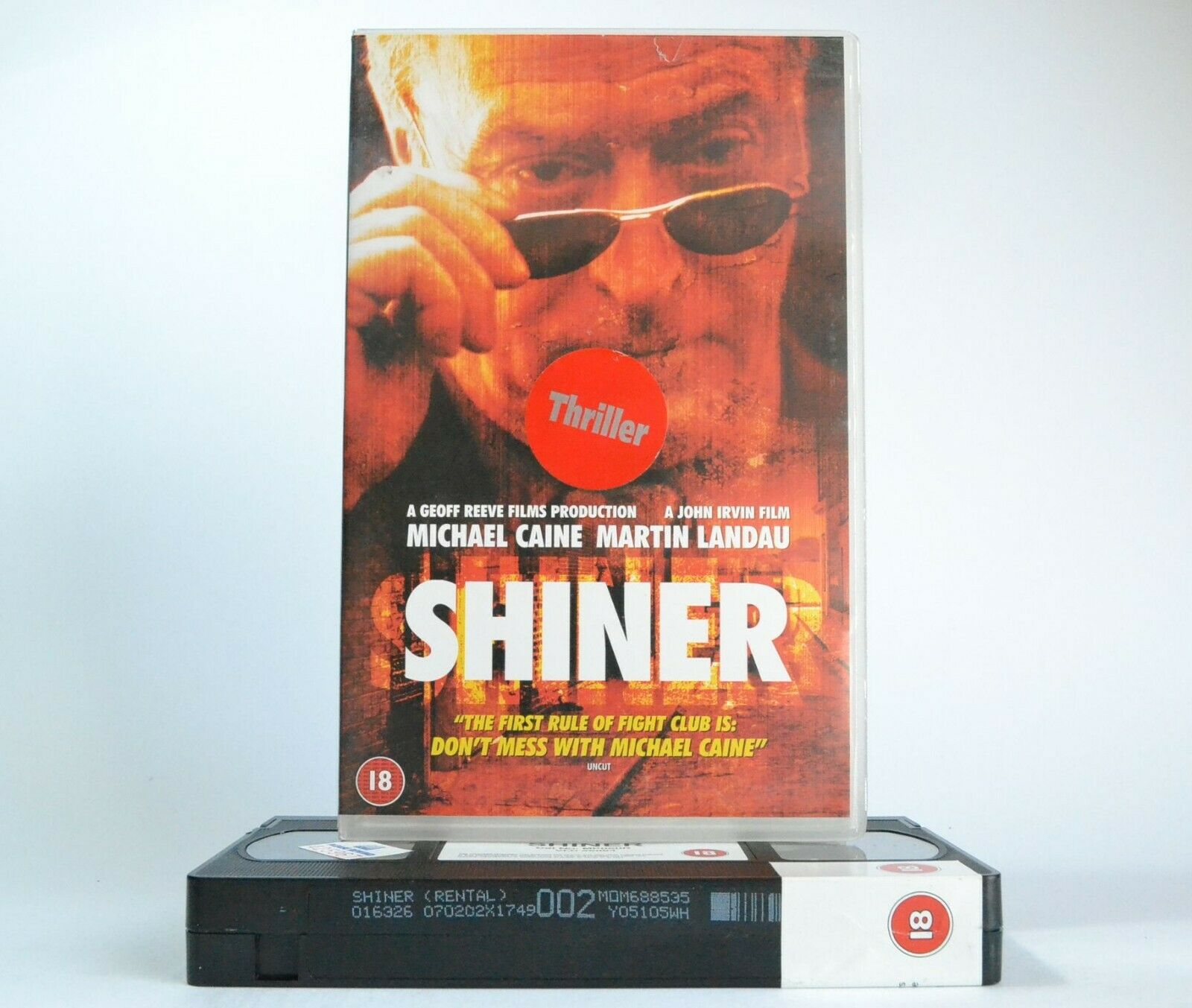 Shiner (2000) - Crime Thriller - Large Box - Michael Caine/Martin Landau - VHS-