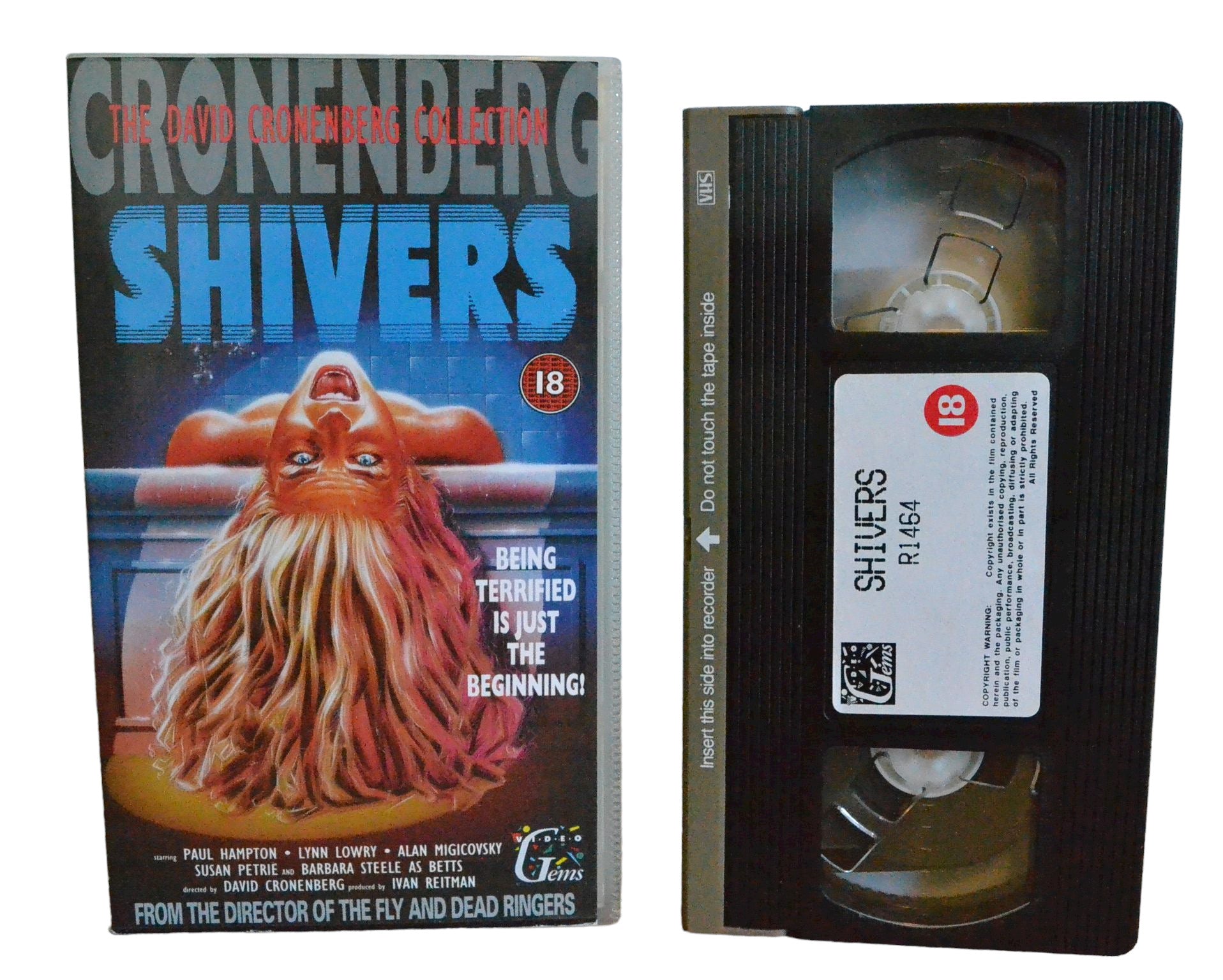 Shivers - Paul Hampton - Gems - Horror - Pal - VHS-