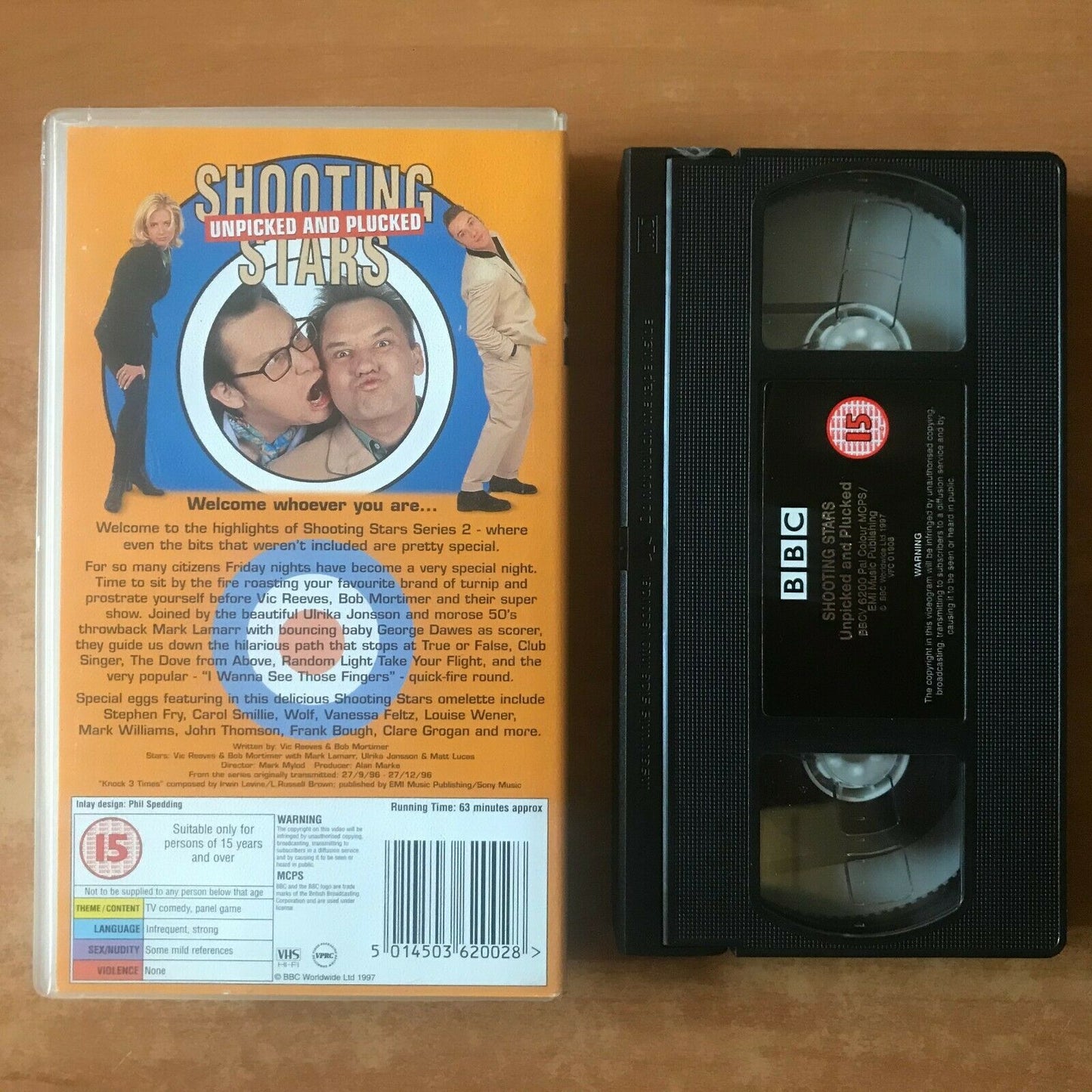 Shooting Stars: Unpicked And Plucked [Series 2 Compilation] TV Comedy - Pal VHS-