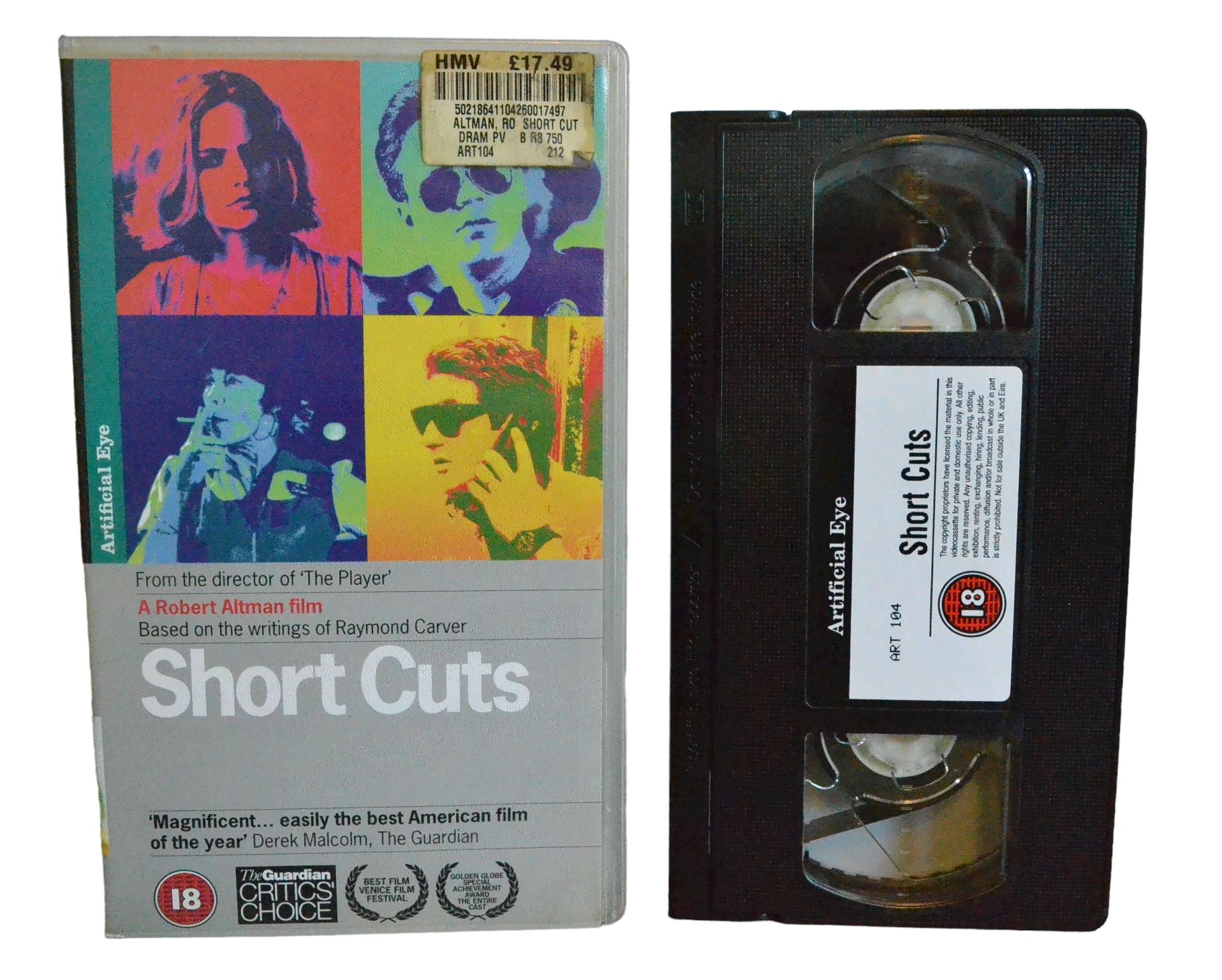 Short Cuts - Andie MacDowell - Artificial Eye - Drama - Pal - VHS-