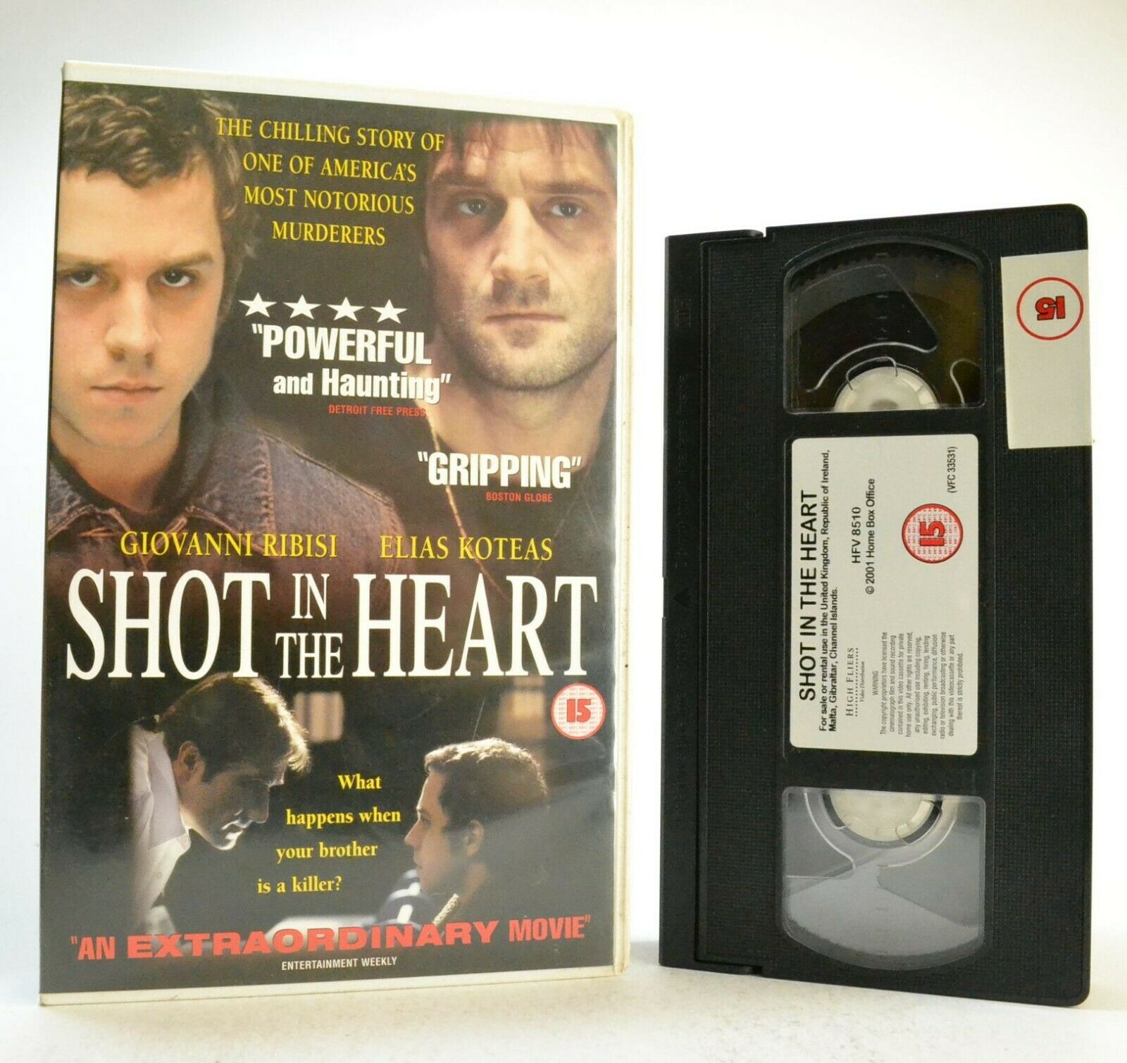 Shot In The Heart: Coold Blooded Killer - Thriller - Large Box - G.Ribisi - VHS-