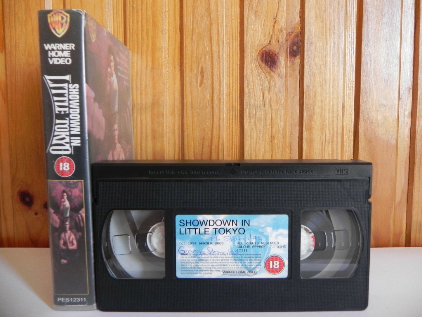 Showdown In Little Tokyo - Warner Home - Martial Arts - Dolph Lundgren - Pal VHS-