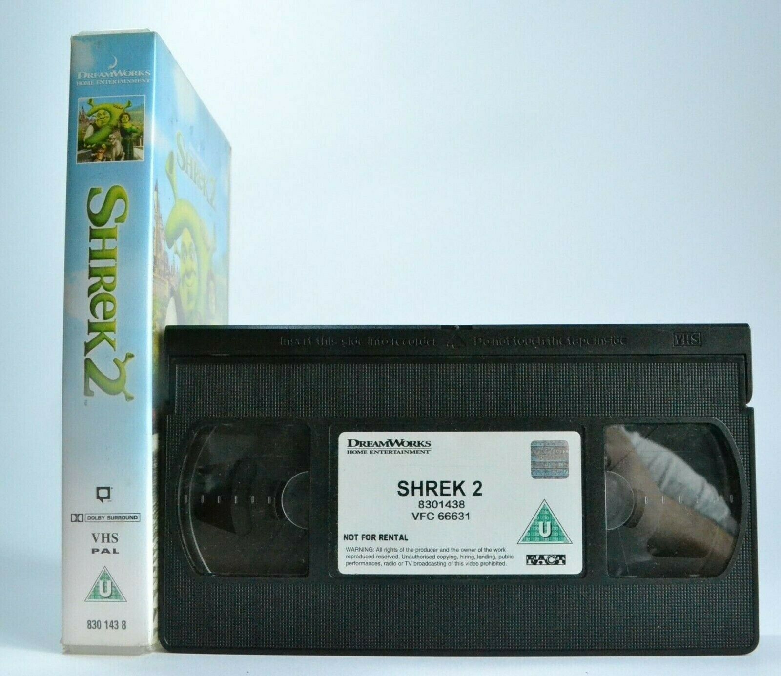 Shrek 2 (2004): Everyone's Favourite Hero - Animated - Mike Myers - Kids - VHS-