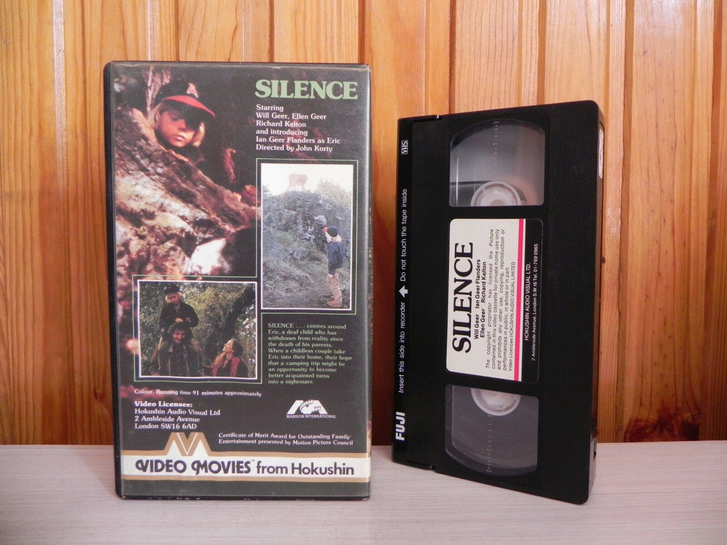 Silence - Ian Beer Flanders - Hokushin - Ex Rental - Big Box - Pre Cert VHS-