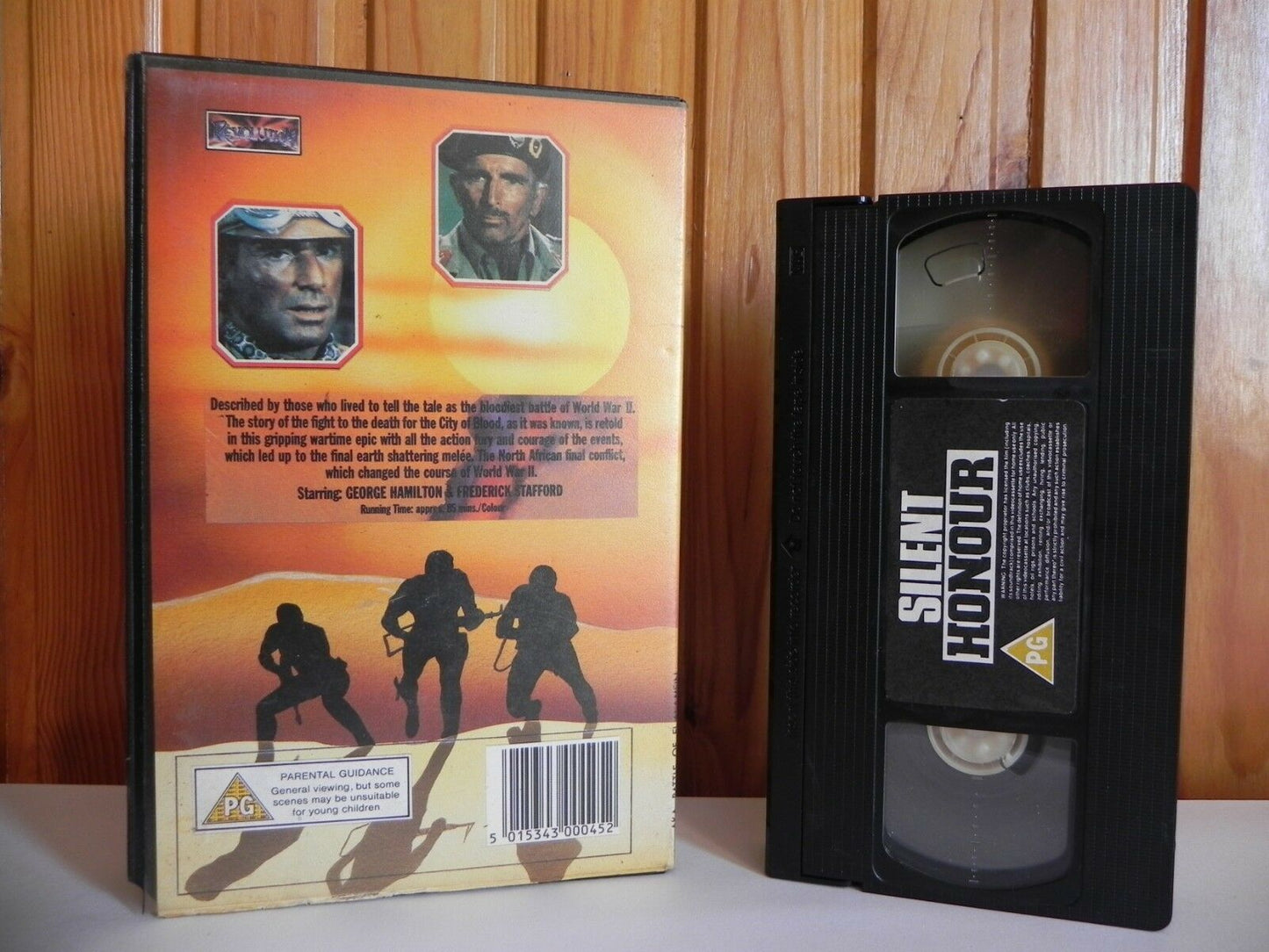 Silent Honour - Revolution - War Drama - George Hamilton - Large Box - Pal VHS-