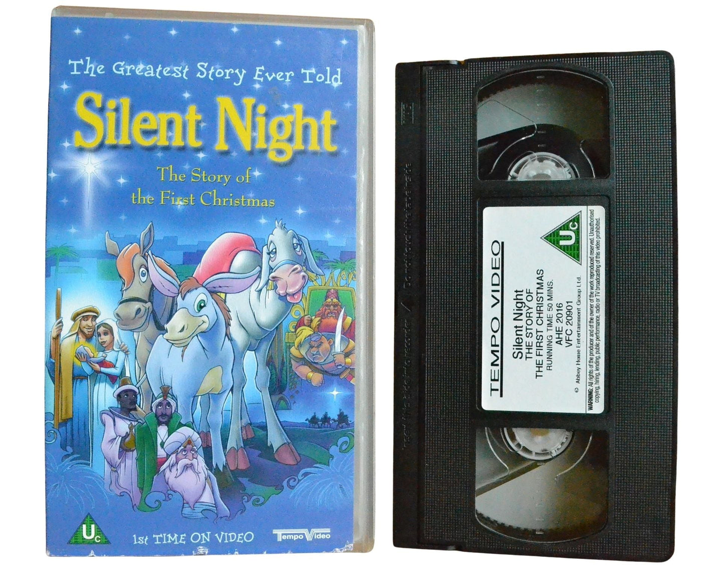 Silent Night: The Story of the First Christmas - Children’s - Pal VHS-