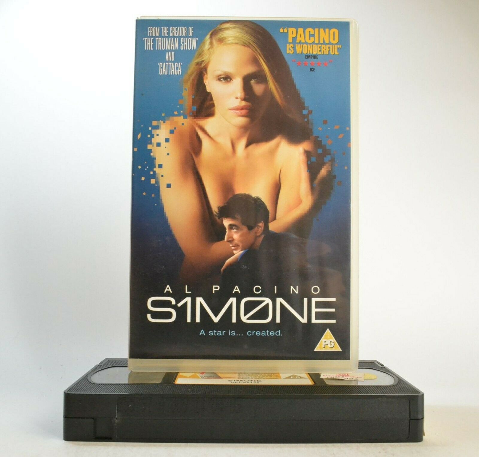 Simone (S1M0NE) - Sci-Fi (2002) - Large Box - Al Pacino/Winona Ryder - Pal VHS-