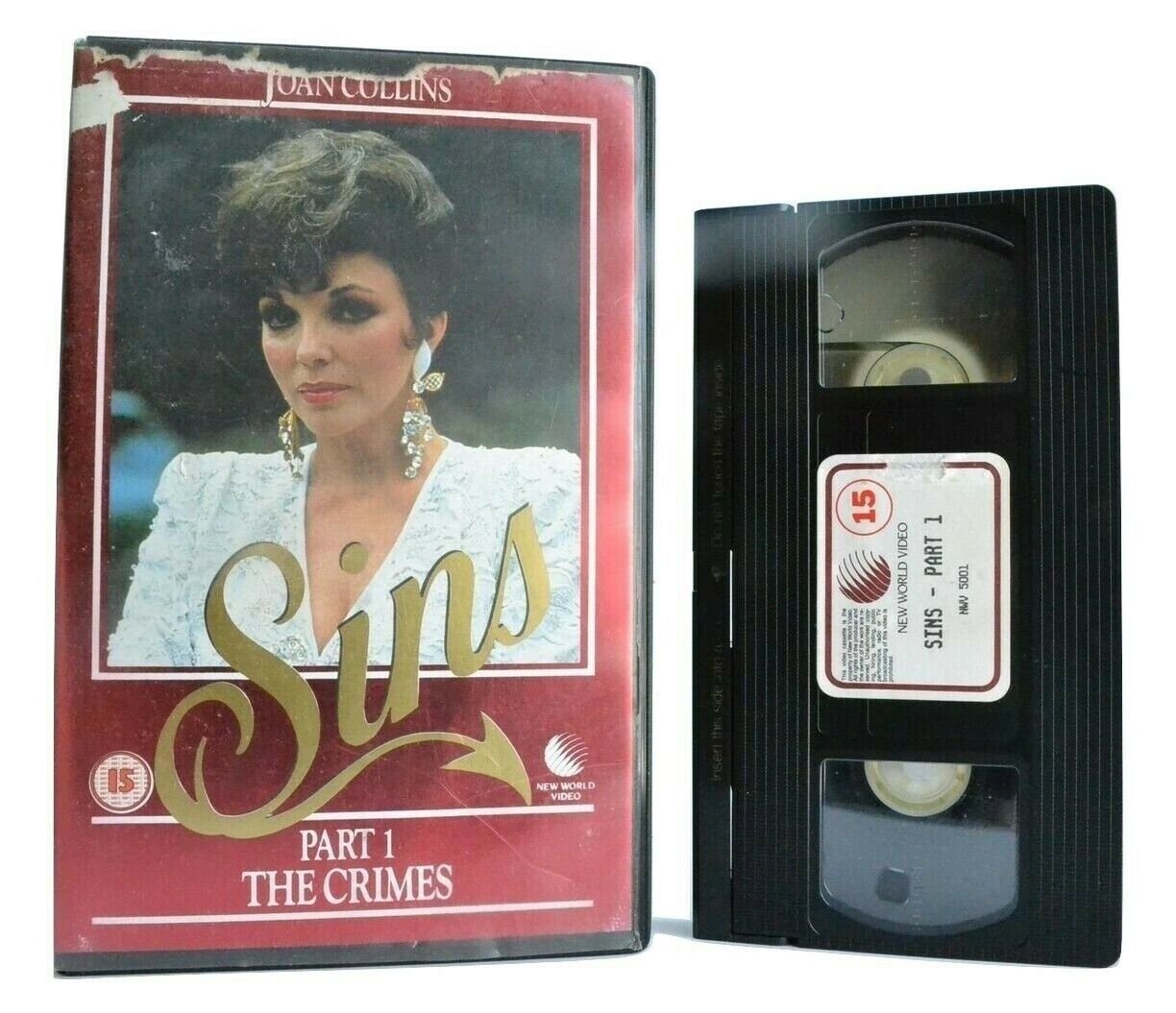 Sins, Part 1: The Crimes - Based On Judith Gould Novel - Joan Collins - Pal VHS-