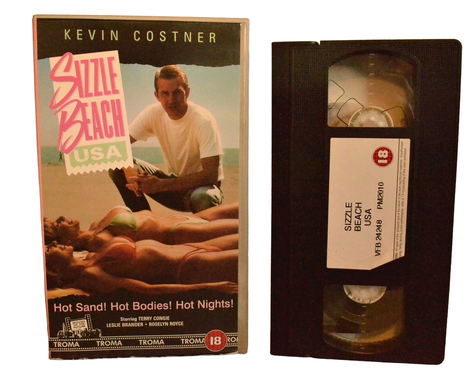 Sizzle Beach - Terry Congie - Troma Movies of the Future - Action - Pal - VHS-