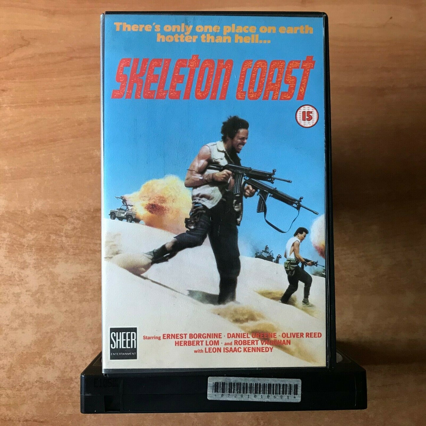 Skeleton Coast (1988): Angola Civil War - Action [Large Box] Oliver Reed - VHS-