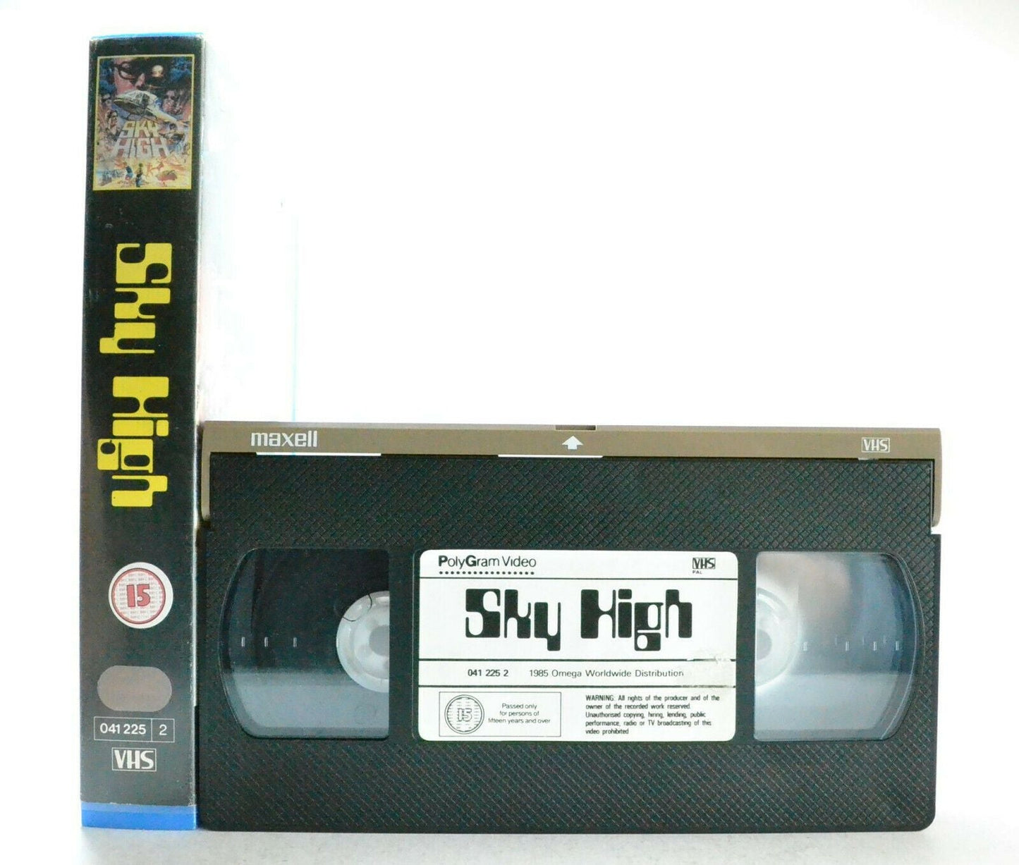 Sky High: (1985) Daniel Hirsch/Nico Mastorakis - Drug Adventure - Polygram VHS-