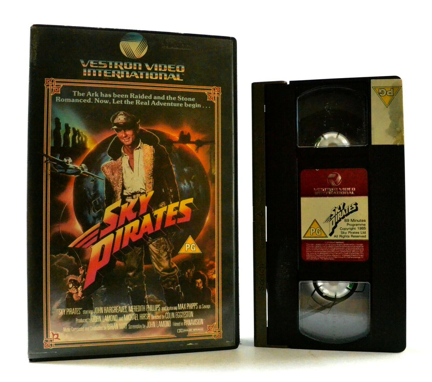 Sky Pirates: Vestron (1985) - Action/Adventures - Large Box - M.Phipps - Pal VHS-