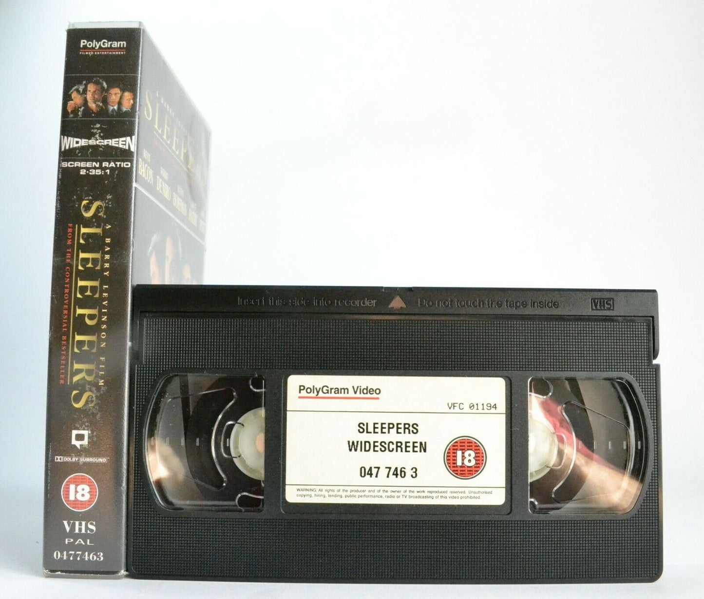 Sleepers (Widescreen): Lorenzo Carcaterra Novel -Deniro/Pitt/Bacon- Drama - VHS-