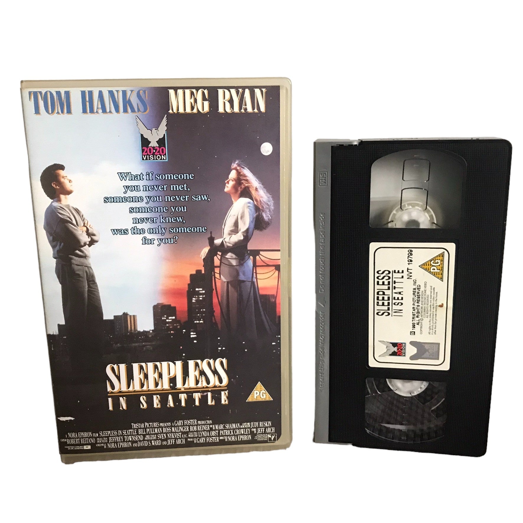 Sleepless In Seattle - Tom Hanks - 20-20 Vision - Large Box - Pal - VHS-