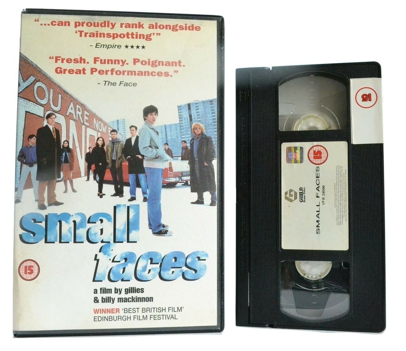 Small Faces (1996): Scottish Drama - Glasgow Gangs - Iain Robertson - Pal VHS-