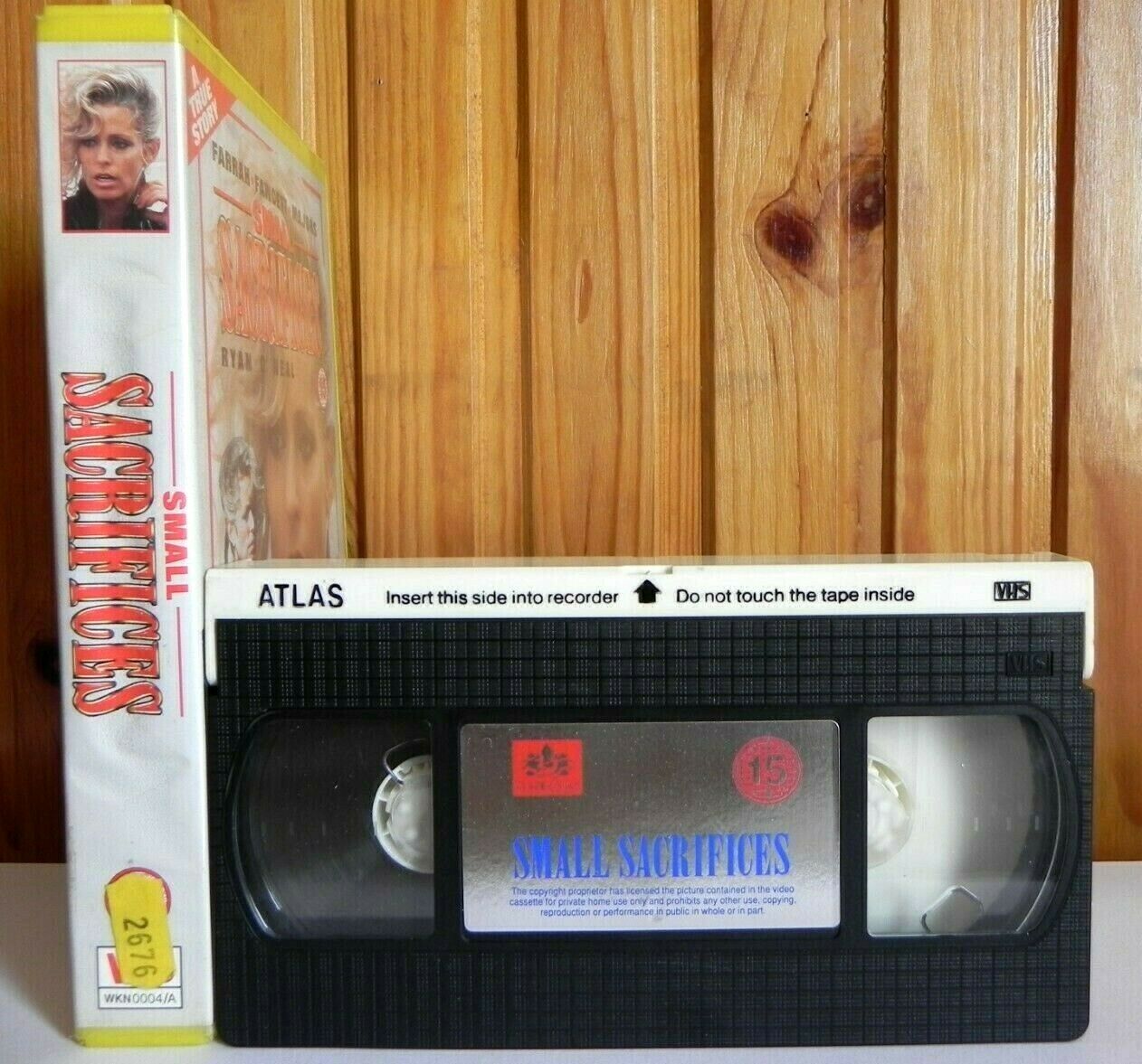 Small Sacrifices (White Knights): (1989) TV Drama - Farrah Fawcett - Pal VHS-