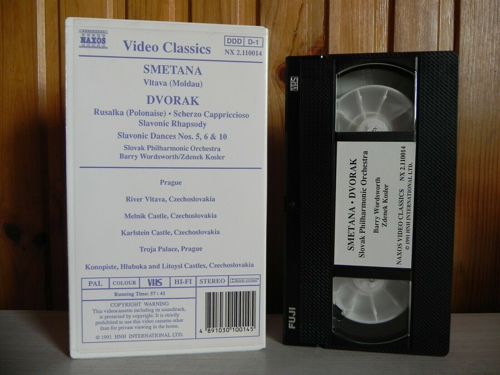 Smetana Dvorak - Palaces, Castles And Rivers In Czechoslovakia - Classics - VHS-