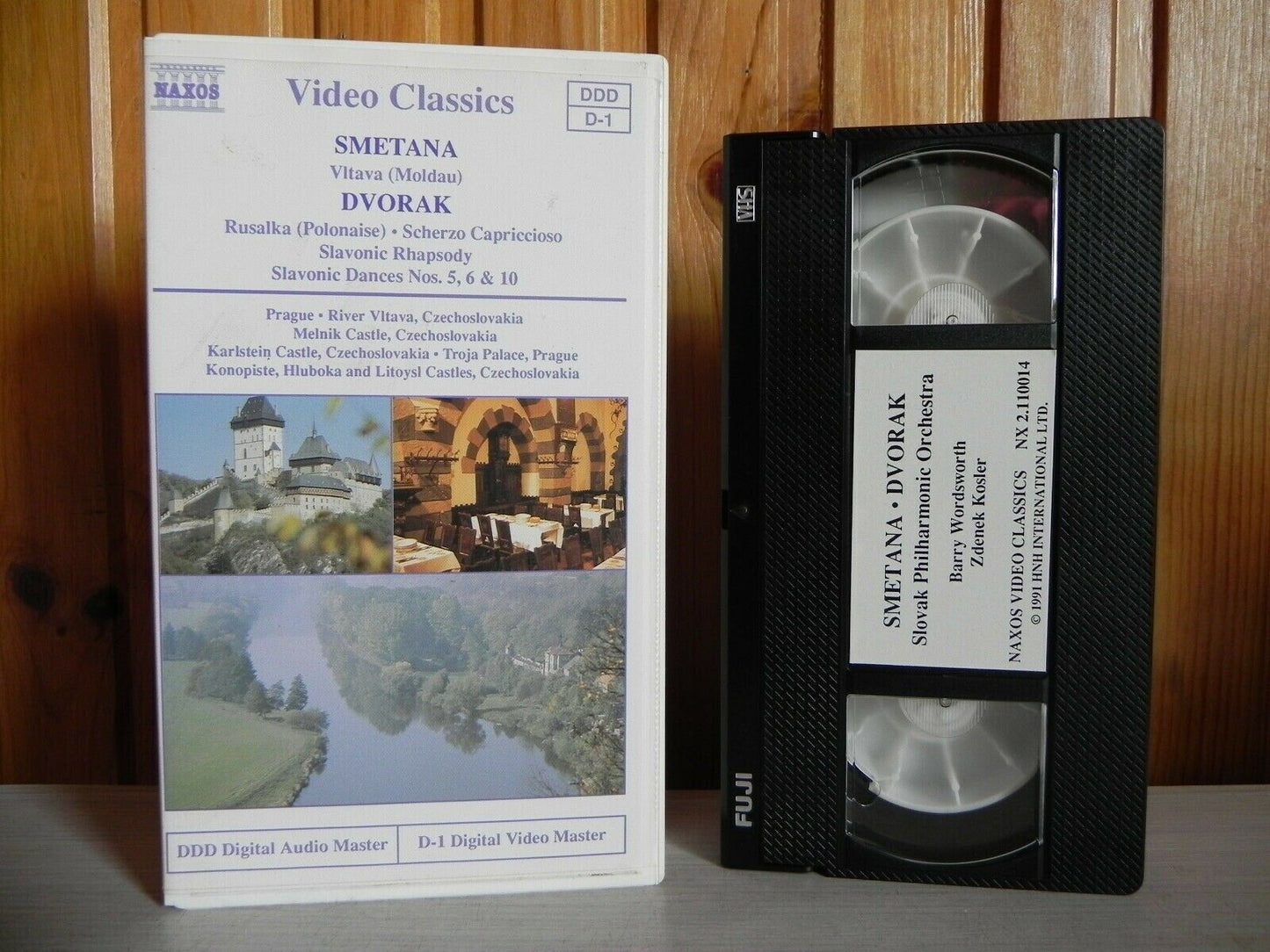 Smetana Dvorak - Palaces, Castles And Rivers In Czechoslovakia - Classics - VHS-