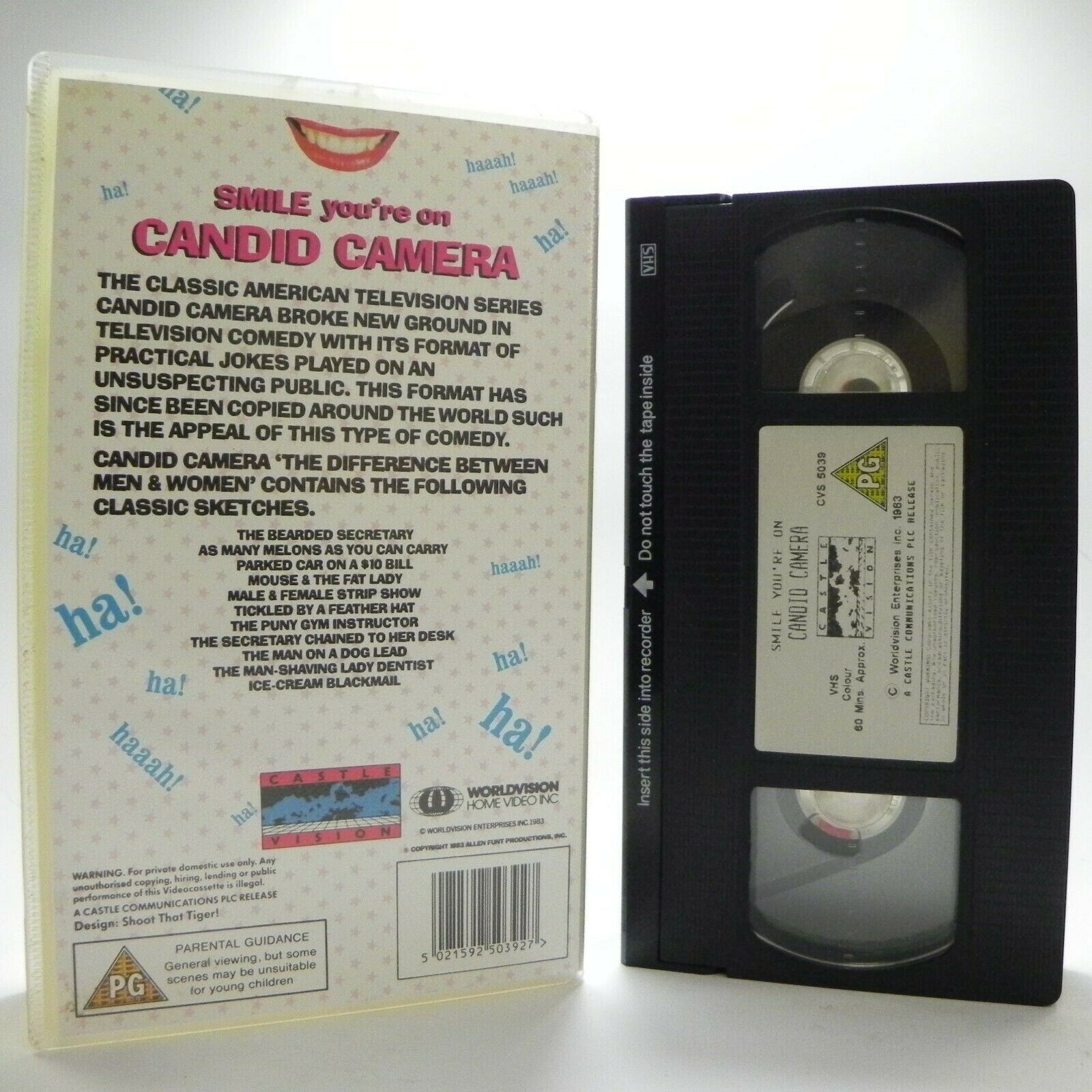 Smile You're On Candid Camera - Classic Comedy Entertainent - TV Series - VHS-