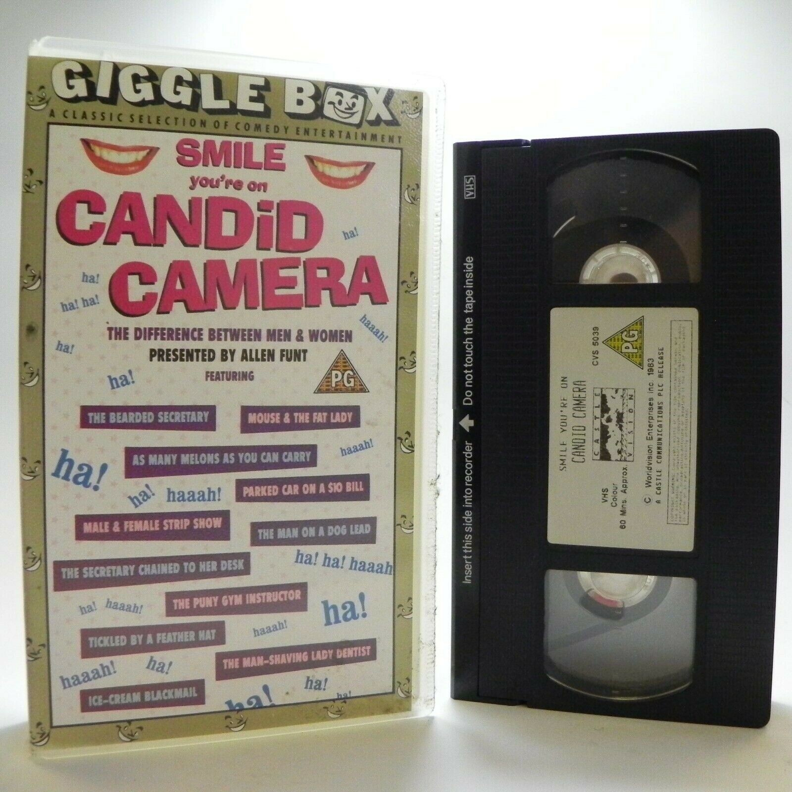 Smile You're On Candid Camera - Classic Comedy Entertainent - TV Series - VHS-