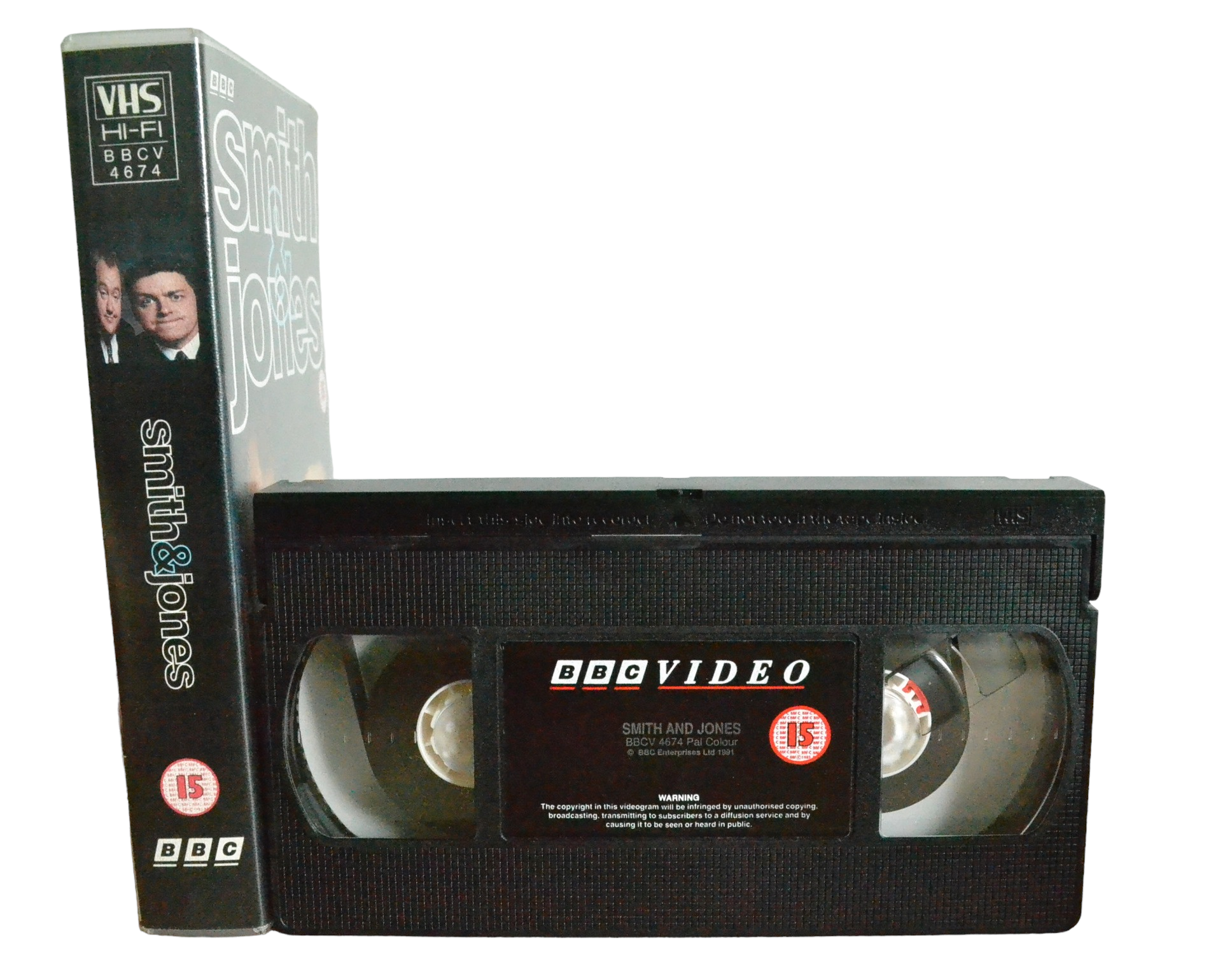 Smith & Jones - Mel Smith - BBC Video - BBCV4674 - Comedy - Pal - VHS-