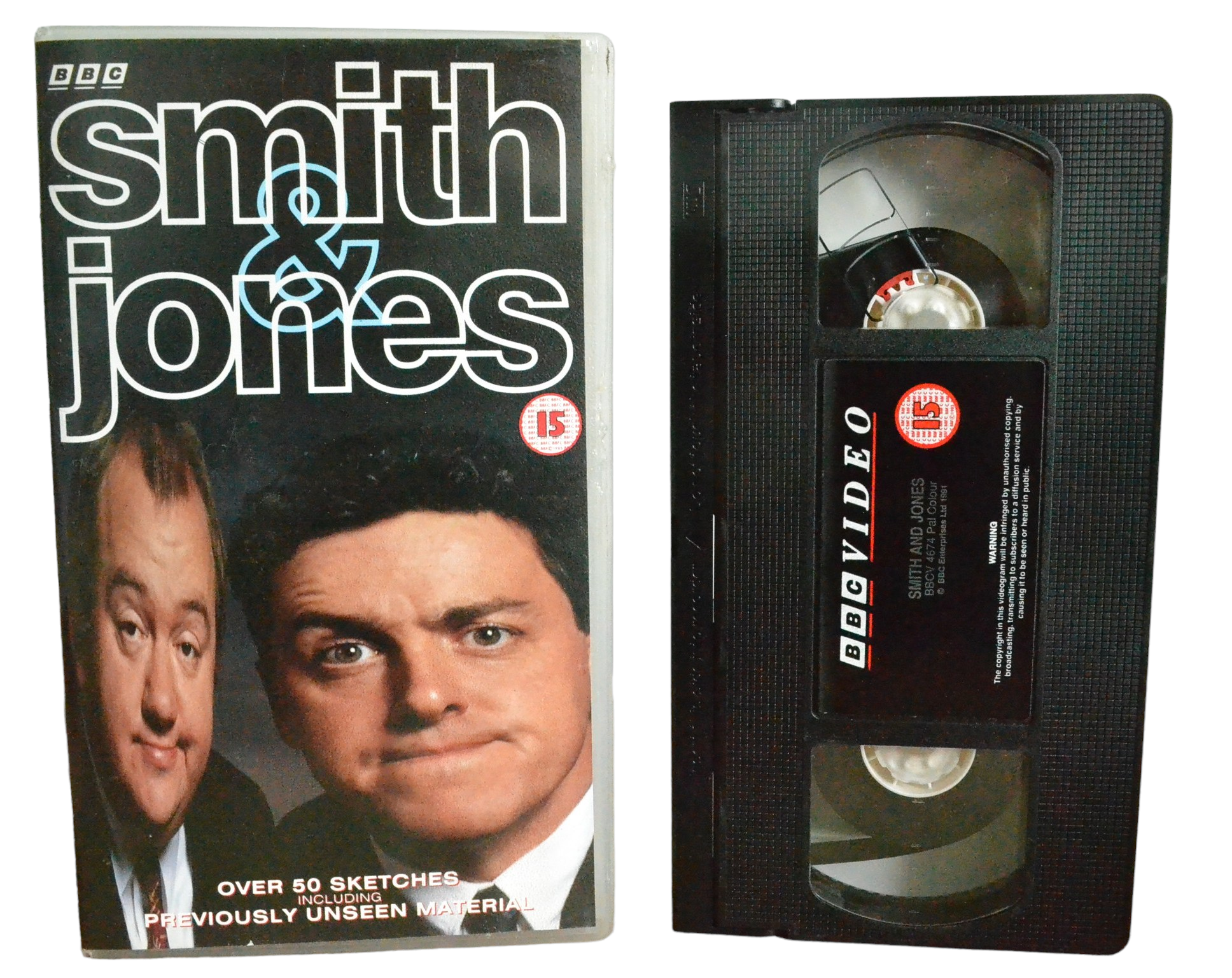 Smith & Jones - Mel Smith - BBC Video - BBCV4674 - Comedy - Pal - VHS-